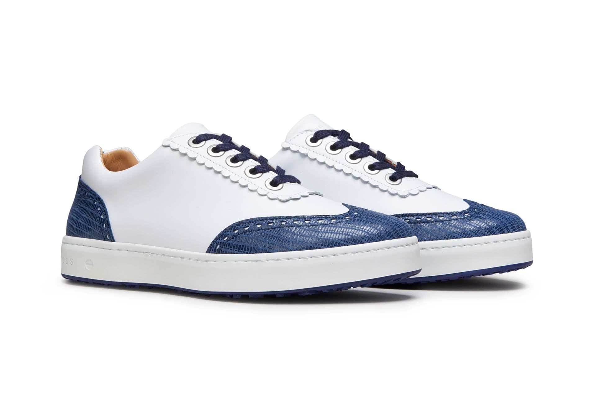 Women's Navy Blue/White Sneakers Tennis Shoes