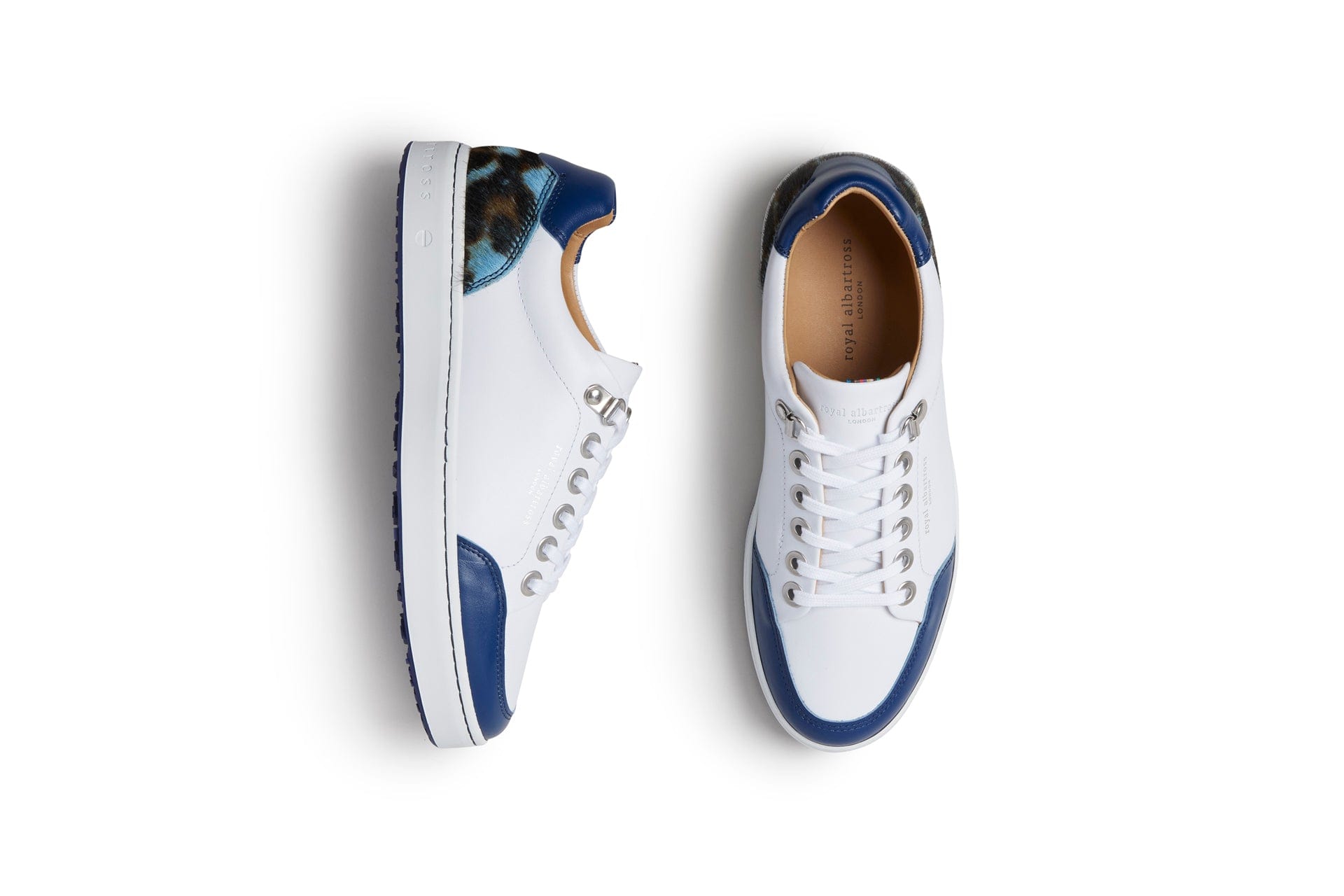 Fieldfox Blue Leopard | Women's Spikeless Golf Shoe | Royal Albartross Fieldfox Blue Leopard