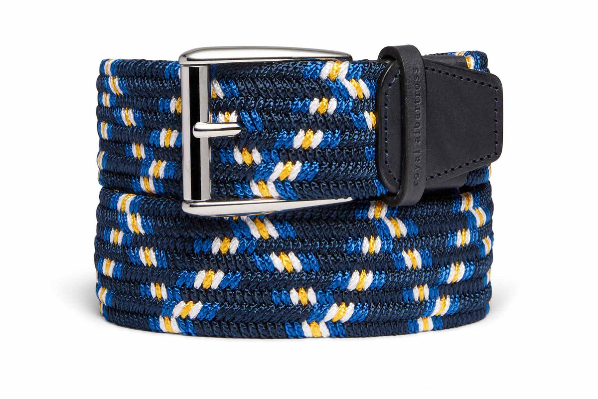 The International Europe | Men's Woven Golf Belt | Royal Albartross International Europe