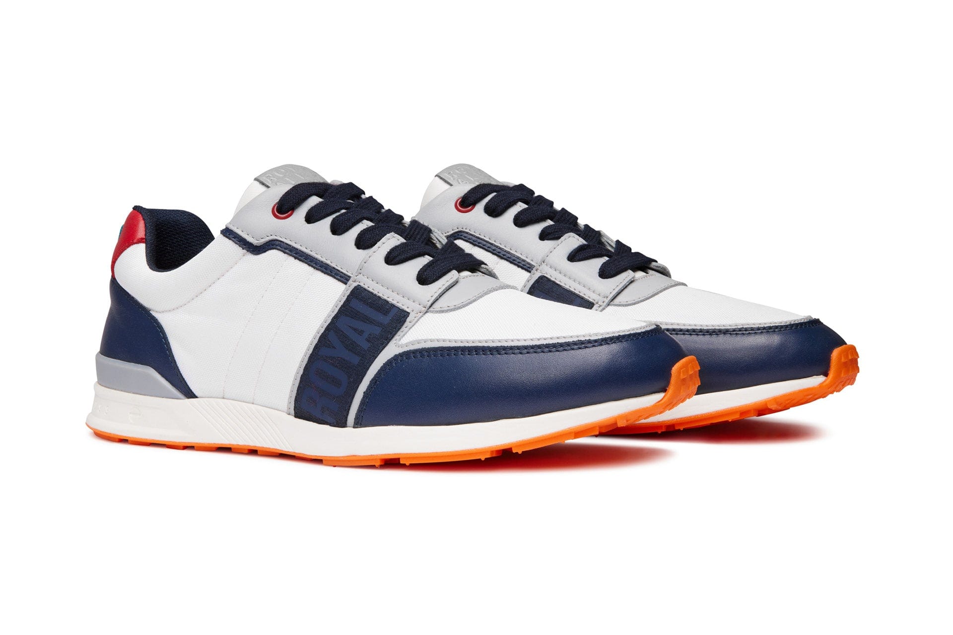 Strider Lite White/Navy | Men's Hybrid Golf Shoe | Royal Albartross Strider Lite White/Navy