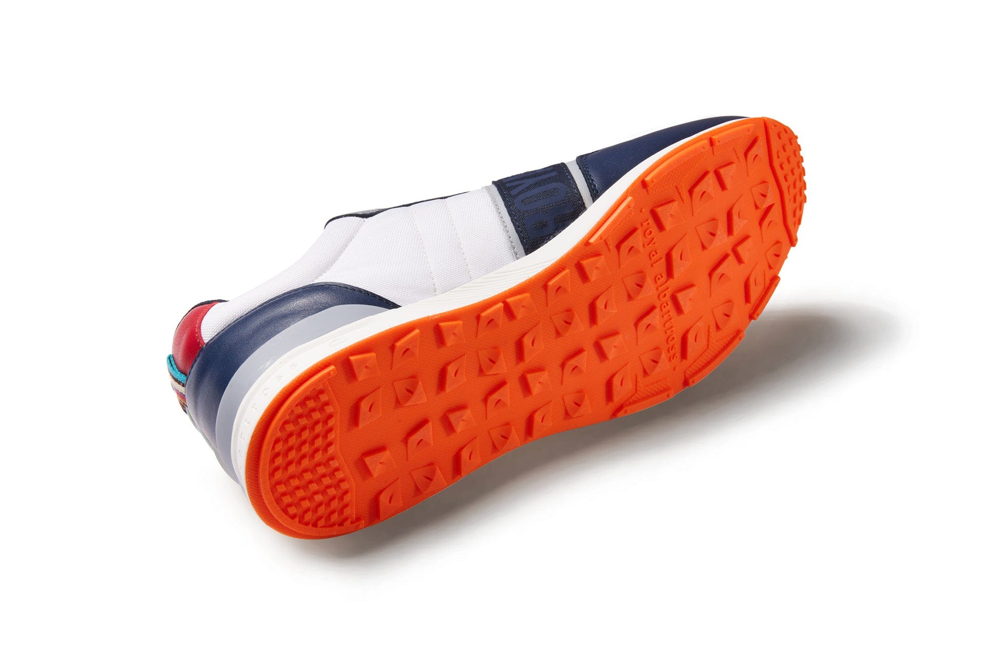 Strider Lite White/Navy | Men's Hybrid Golf Shoe | Royal Albartross Strider Lite White/Navy