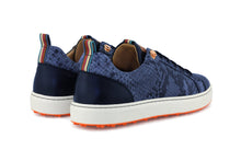 Women's Fashionable Golf Shoe | Navy Faux Python | Royal Albartross Sahara Navy
