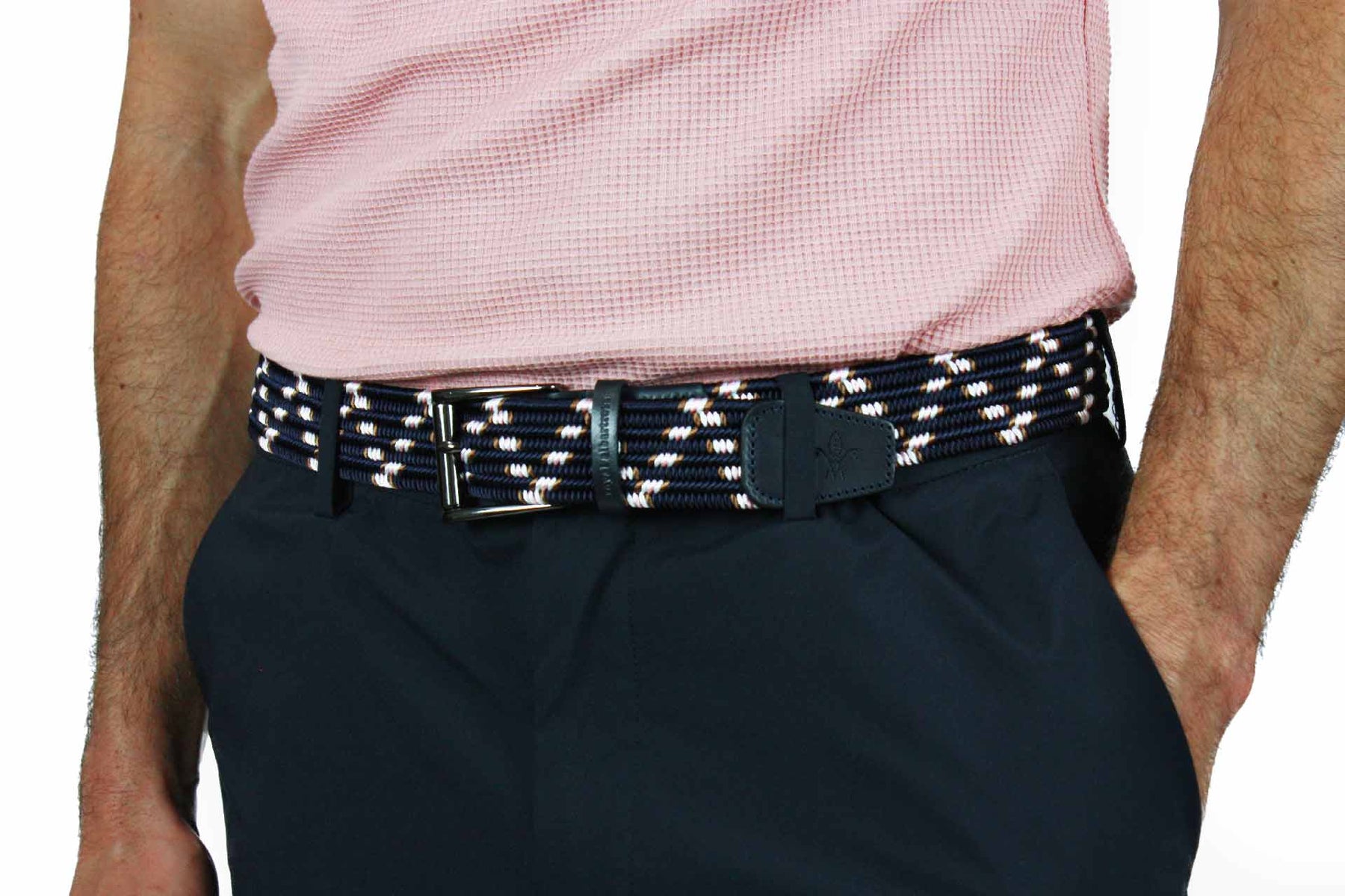 Men's Woven Navy Belt | Easy Fit - Make a Statement | Royal Albartross Otis Navy Men's Woven Navy Belt | Easy Fit - Make a Statement | Royal Albartross Otis Navy