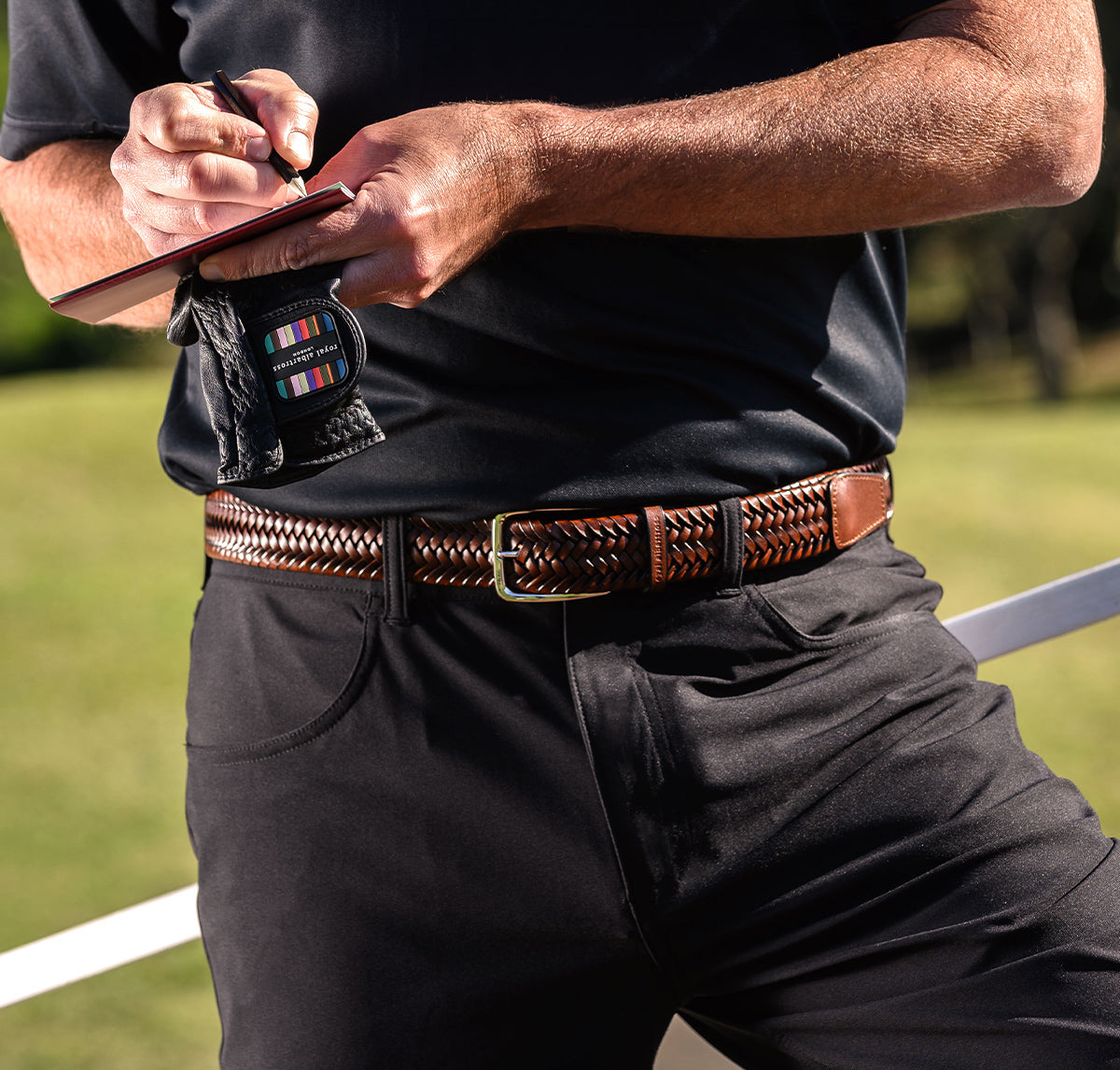 Leather Golf Belt Waistband, Golf Elastic Accessories