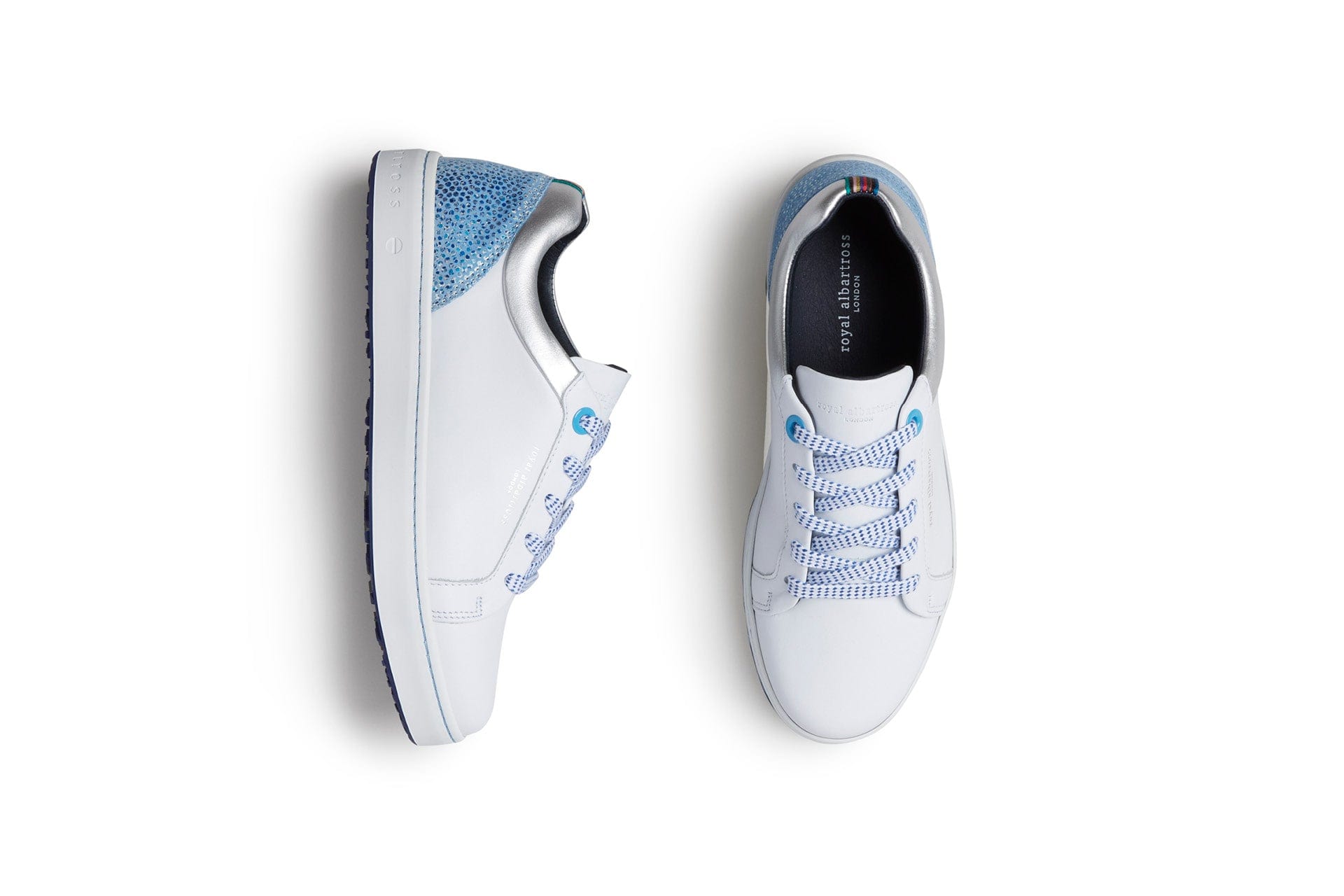 Lady Skye | White/Sky Blue