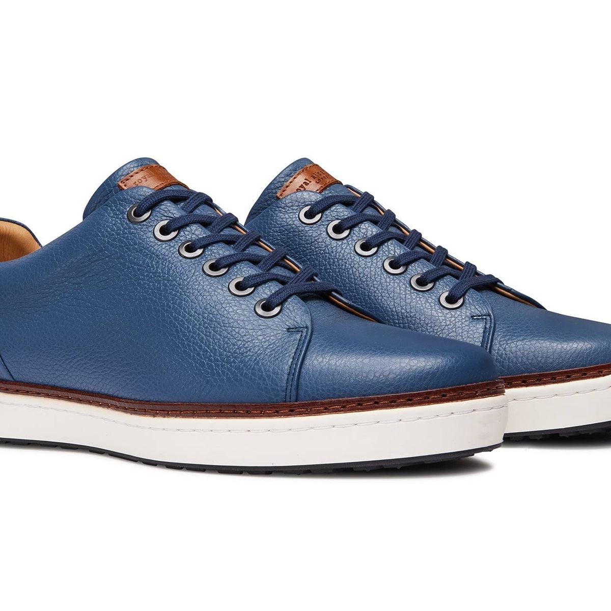 AUREUS INSIGNIA LOW MENS ROYAL BLUE NUBUC LEATHER CASUAL SHOE 9.5 New No Box Bond Navy Men main image 2