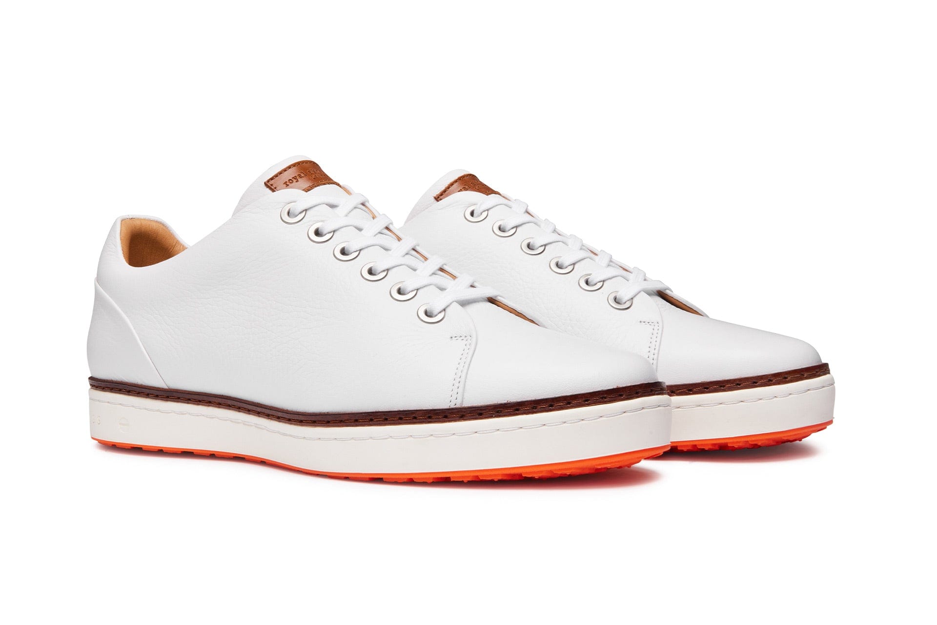 Pontiac V2 White | Men's Spikeless Golf Shoe | Royal Albartross Pontiac v2 White