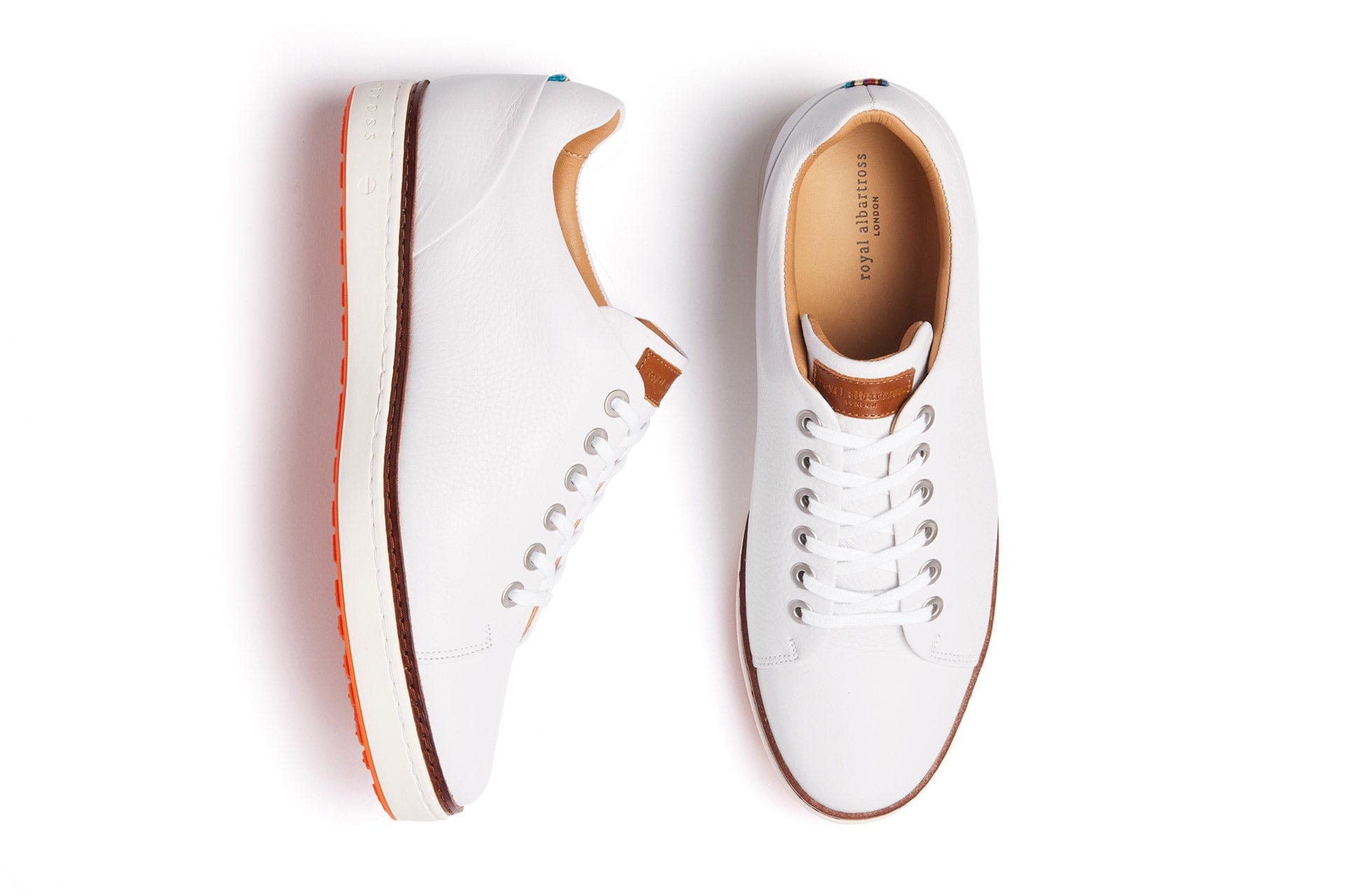 Pontiac V2 White | Men's Spikeless Golf Shoe | Royal Albartross Pontiac v2 White