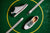 Men's Woven Leather Belt | Camden White/Green | Royal Albartross Camden White/Green