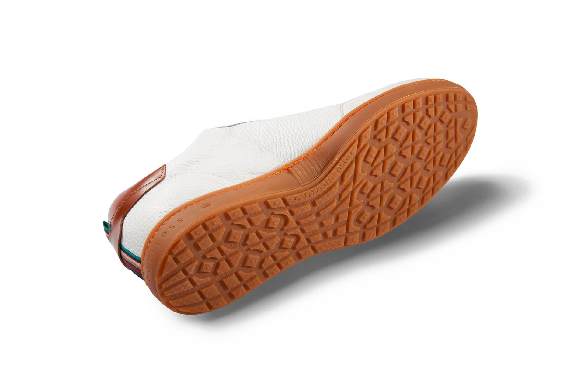 Smith White/Mocha | Men's Spikeless Golf Shoe | Royal Albartross Smith White/Mocha