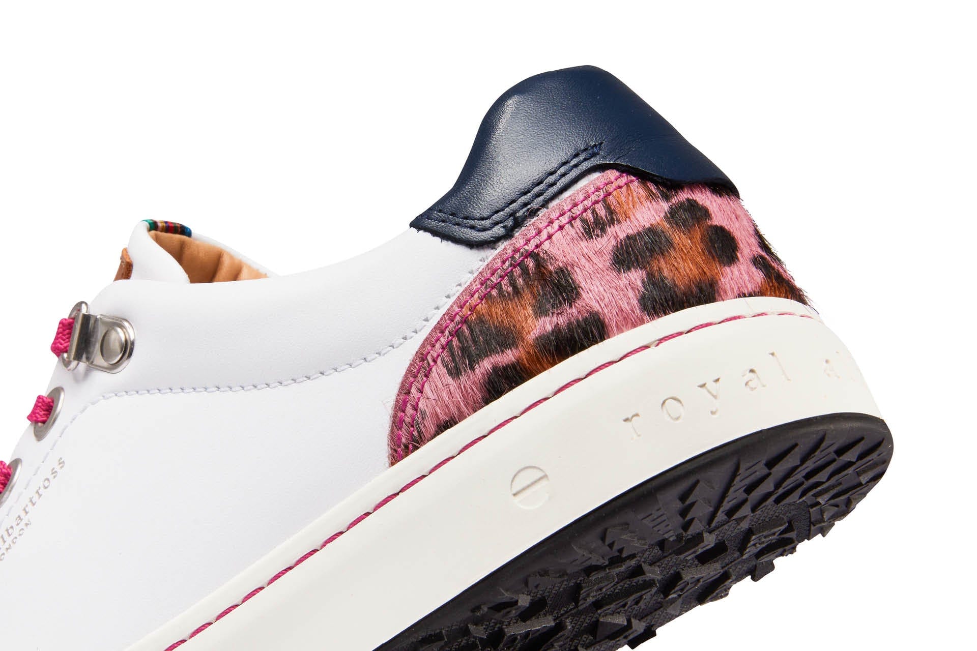 Fieldfox Pink Leopard | Women's Golf Sneaker | Royal Albartross