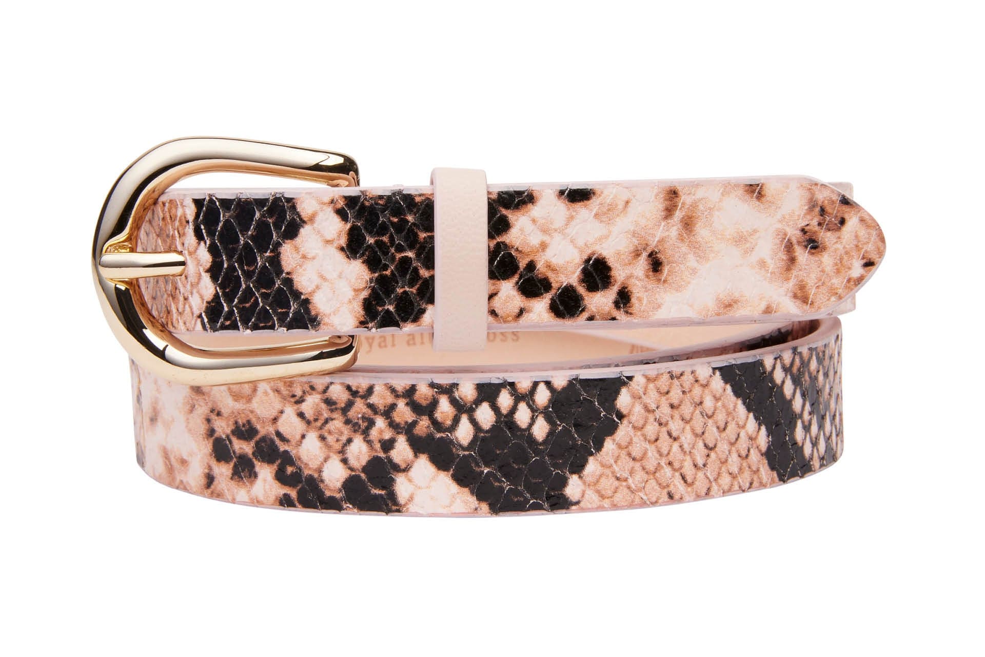 Women's Golf Belt | Foxtrot Nude Snake | Royal Albartross Foxtrot Nude Snake