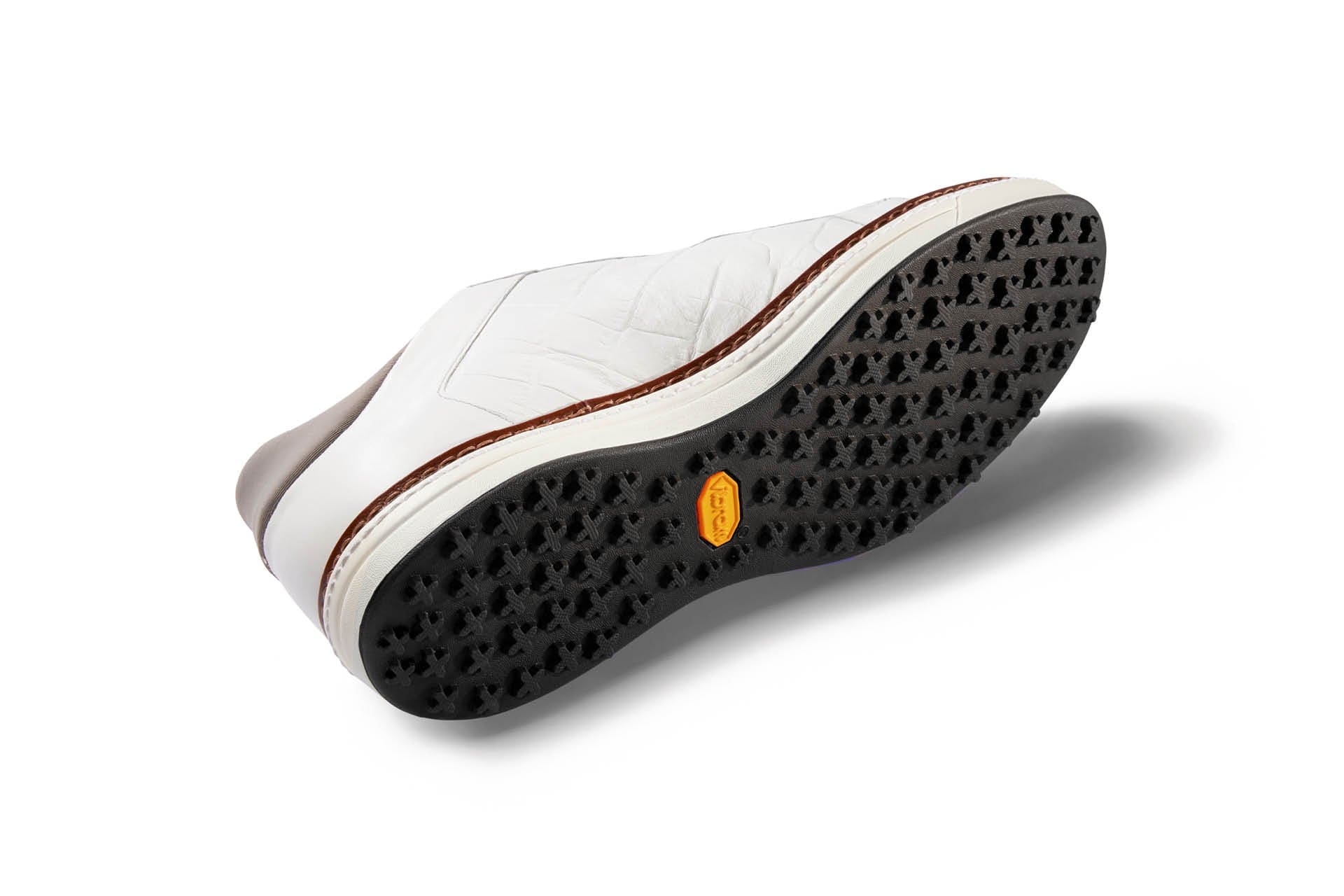 Bond White | Leather Spikeless Golf Shoe