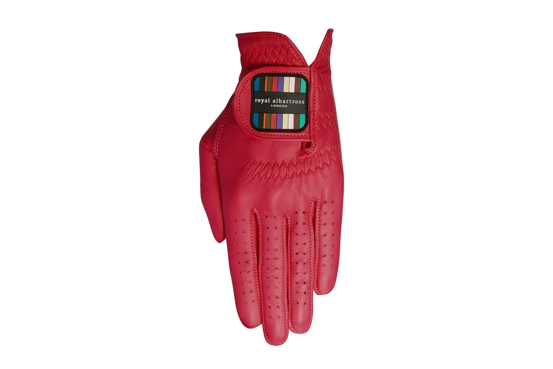 Women's Leather Golf Glove | Cherry Red Cabretta Leather | Royal Albartross Duchess v2 Cherry