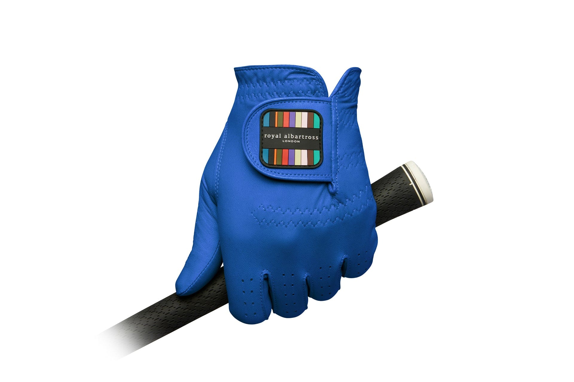 Men's Leather Golf Glove | Cobalt Blue Cabretta Leather | Royal Albartross Windsor v2 Cobalt Blue