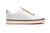 Men's Spikeless Golf Shoe | Pontiac White Leather | Royal Albartross Pontiac White