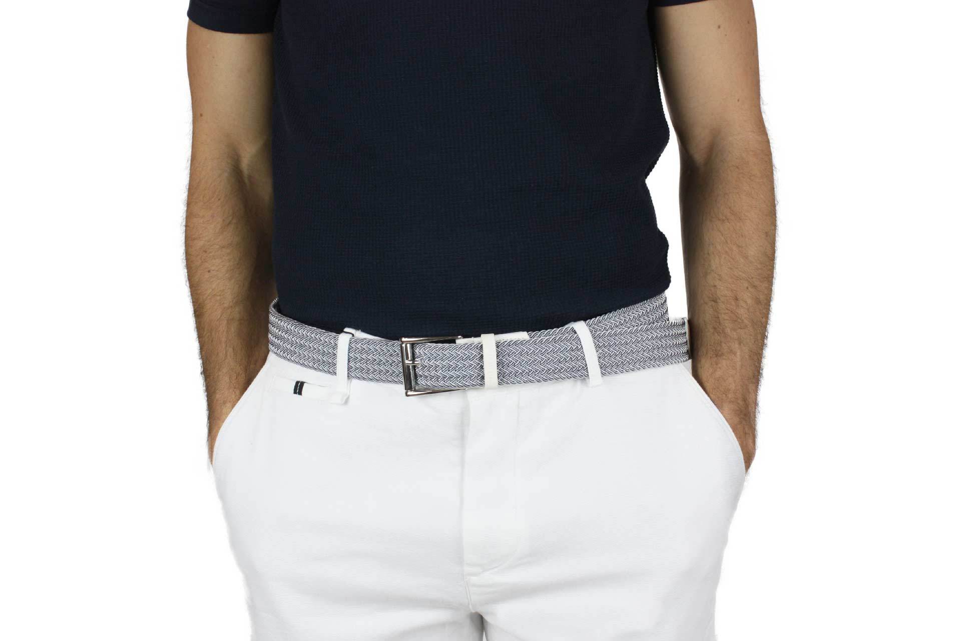 White shop golf belt