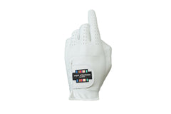 Luxury Leather Golf Glove | Cabretta White Leather  | Royal Albartross The Windsor White