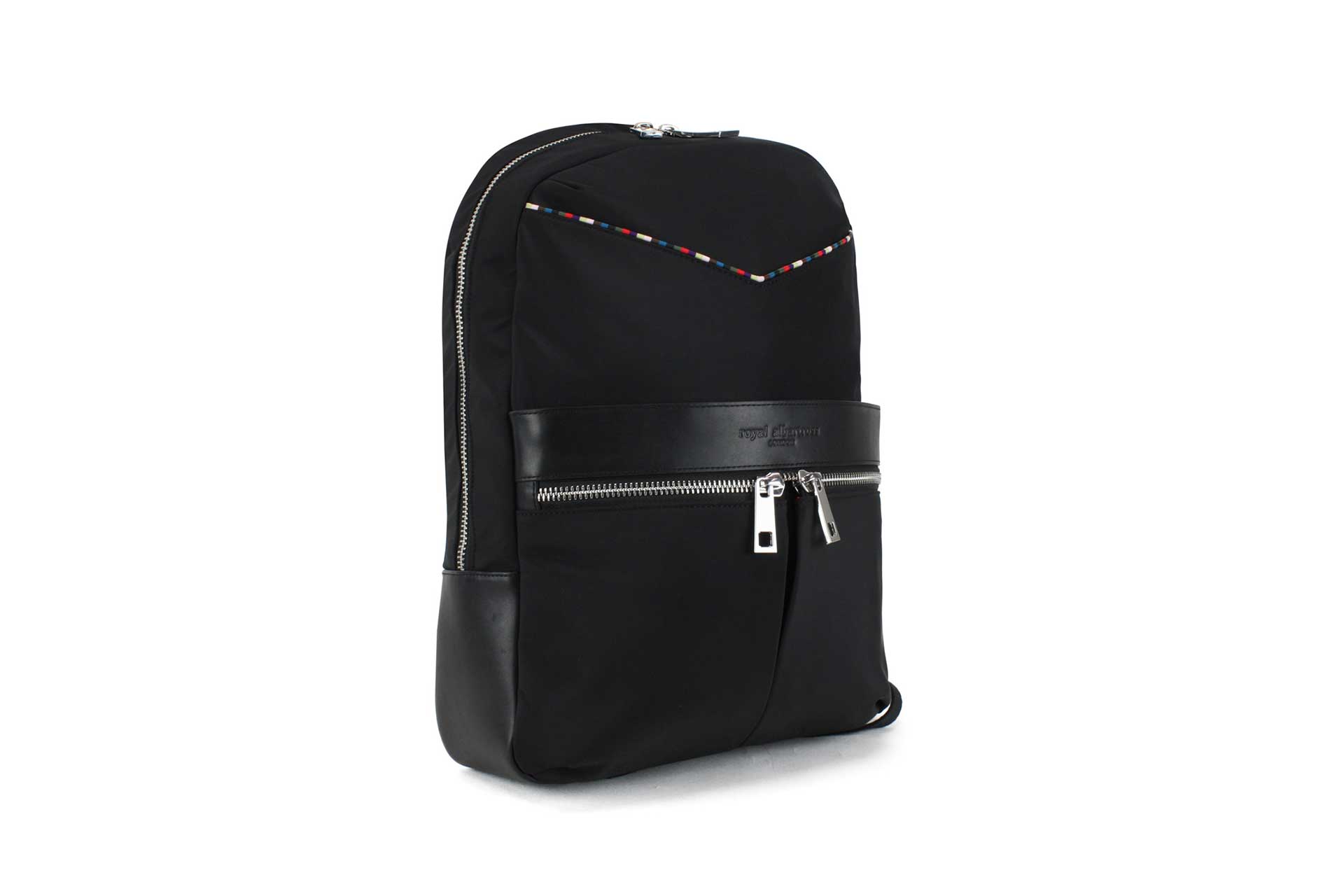 Luxury Leather Backpack  | Italian Black Leather  | Royal Albartross Nottinghill Backpack