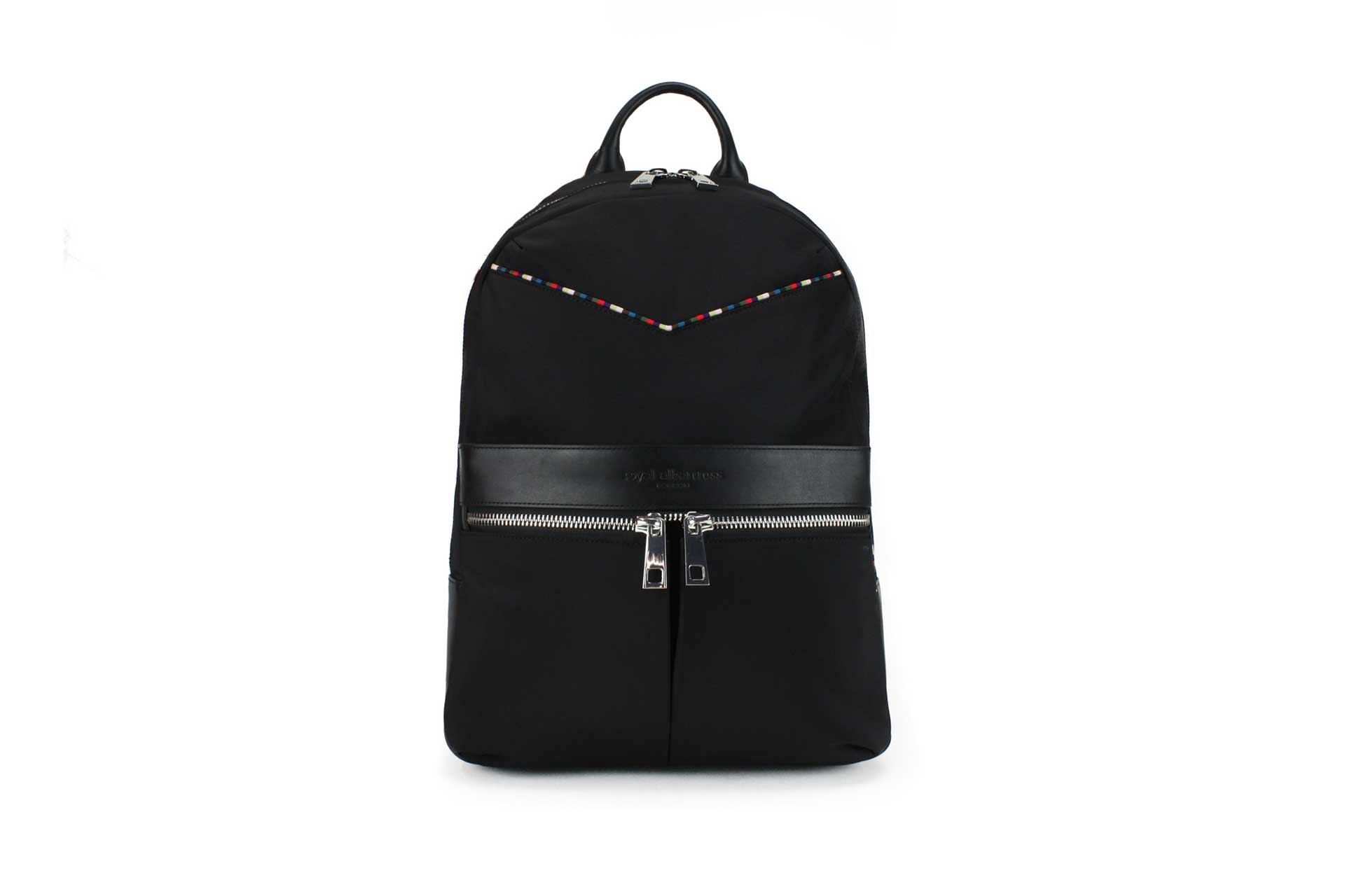 Luxury Leather Backpack  | Italian Black Leather  | Royal Albartross Nottinghill Backpack